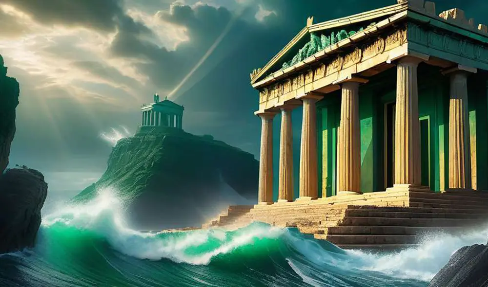 El Templo de Poseidón en Samikon presenta un diseño poco común para la época arcaica, con dos cámaras principales, un vestíbulo y una sala posterior. Foto: Lira de Orfeo