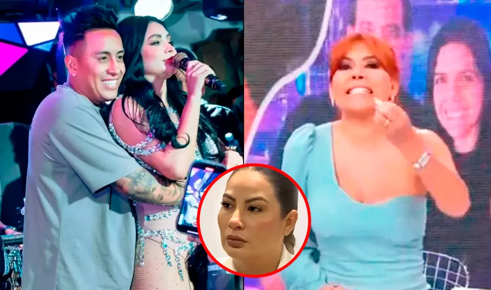 Magaly Medina se pronunció sobre la situación que vive el futbolista Christian Cueva. Foto: Composición LR/América