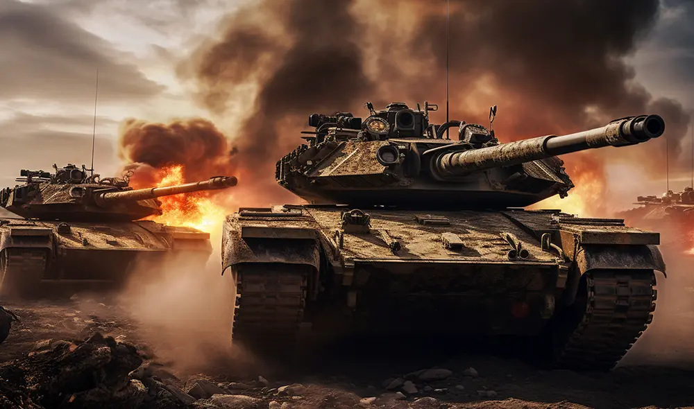 Paraguay se encuentra en el puesto 111 con 10 tanques militares, según el informe de Global Firepower. Foto: IA Paraguay se encuentra en el puesto 111 con 10 tanques militares, según el informe de Global Firepower. Foto: IA