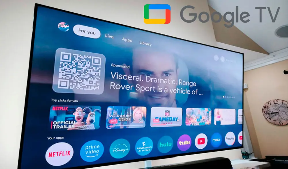 Así lucen los QR interactivos de Google TV. Foto: 9to5google Así lucen los QR interactivos de Google TV. Foto: 9to5google