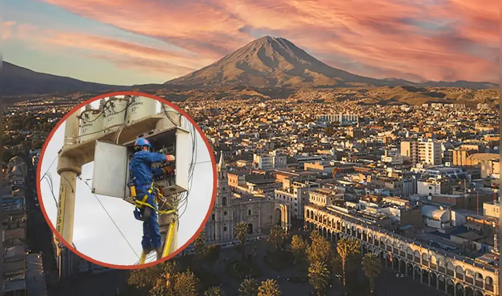 Corte de luz en Arequipa afectará distritos de varias provincias. Foto: composición LR/U. Continental