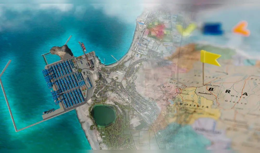 Megapuerto de Chancay se inauguró durante el APEC 2024. Foto: composición LR/Andina/Pexels Megapuerto de Chancay se inauguró durante el APEC 2024. Foto: composición LR/Andina/Pexels