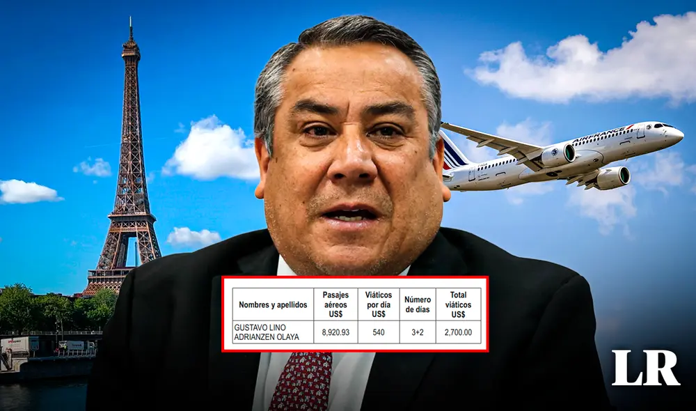 Gustavo Adrianzén viajará a Francia para participar en la Junta de Gobierno del Centro de Desarrollo de la OCDE. | Composición: Gerson Cardoso / LR.