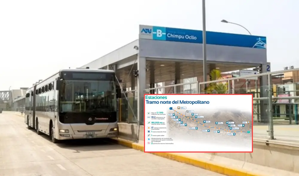 Esta nueva terminal es una de las 18 estaciones que recorrer la ruta de Carabayllo a Centro de Lima. Foto: composición LR/Andina/Municipalidad de Lima Esta nueva terminal es una de las 18 estaciones que recorrer la ruta de Carabayllo a Centro de Lima. Foto: composición LR/Andina/Municipalidad de Lima