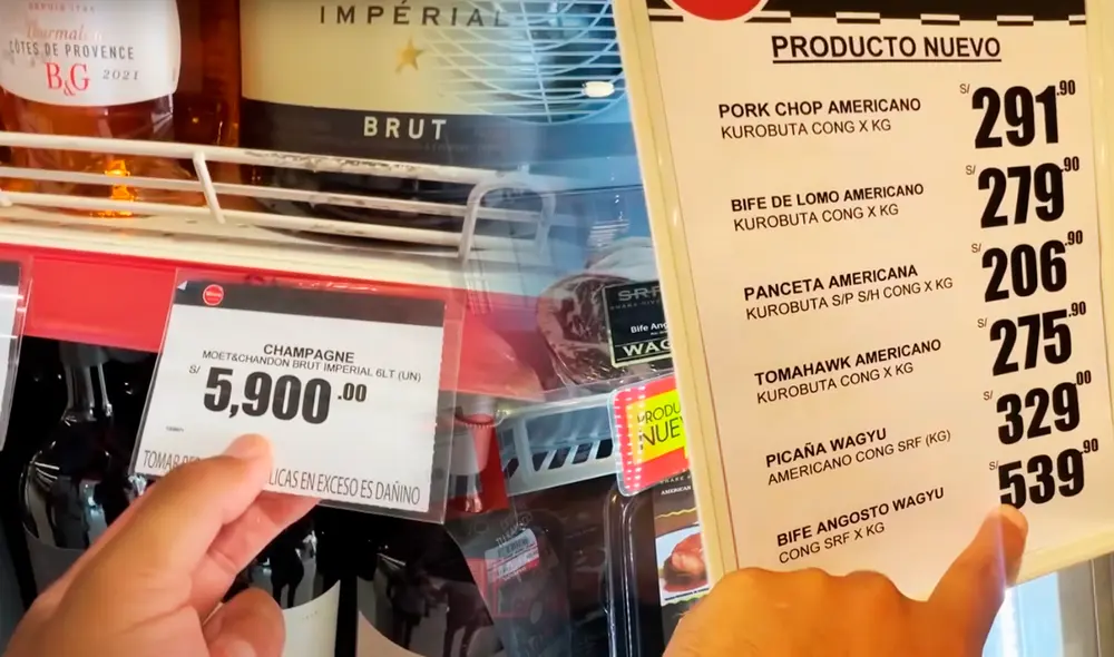 En el sur de Lima se encuentra el supermercado más caro del Perú que vende productos de hasta S/6.000. Foto: composición LR/captura YouTube/Marko TK En el sur de Lima se encuentra el supermercado más caro del Perú que vende productos de hasta S/6.000. Foto: composición LR/captura YouTube/Marko TK
