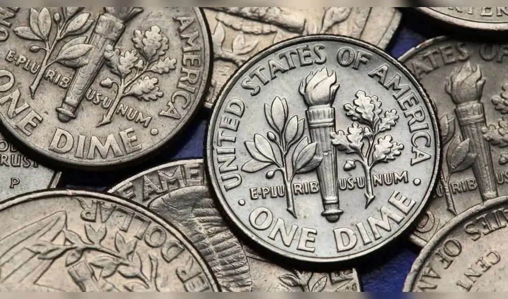 La moneda de 10 centavos logró alcanzar un precio millonario en los Estados Unidos. Foto: Composición LR/La Nación