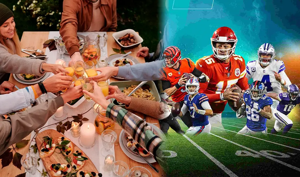 Los partidos de la NFL en el Día de Acción de Gracias serán transmitidos por ESPN y Disney Plus | Composición: Lr/La República Los partidos de la NFL en el Día de Acción de Gracias serán transmitidos por ESPN y Disney Plus | Composición: Lr/La República