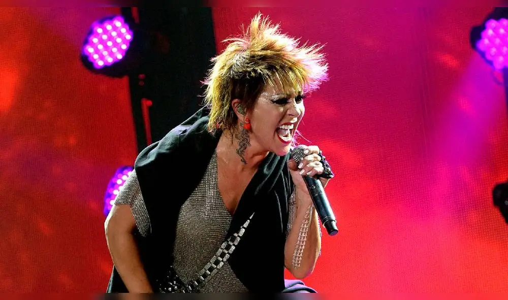 Alejandra Guzmán. La mediática cantante mexicana no llegará a nuestro país este 2024. Foto: AFP