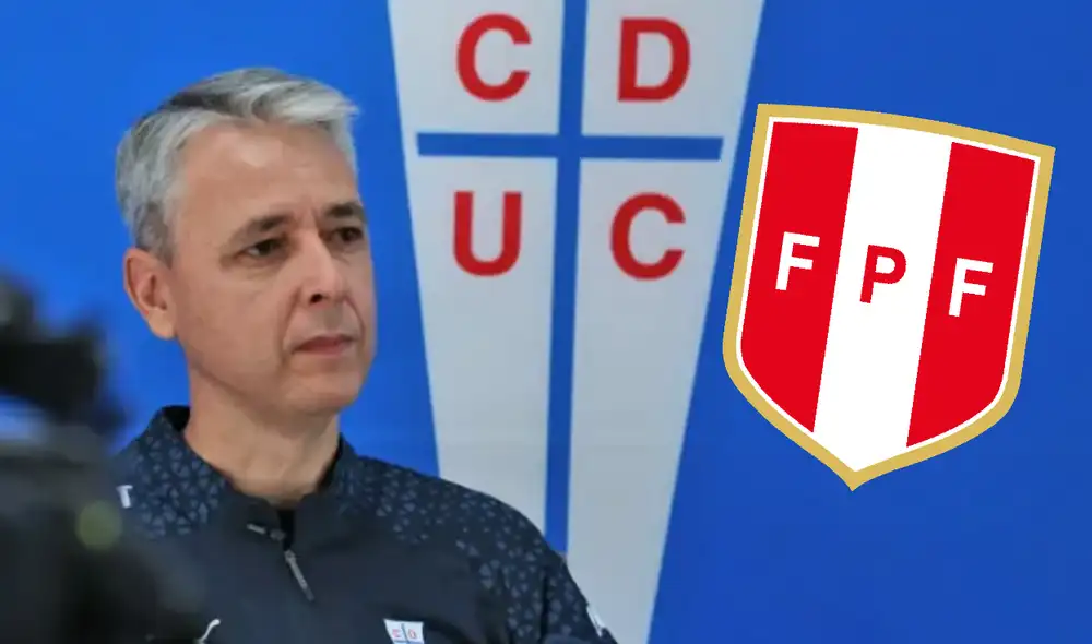 Tiago Nunes dirigió en el fútbol peruano en el 2023. Foto: composición LR/Universidad Católica/FPF Tiago Nunes dirigió en el fútbol peruano en el 2023. Foto: composición LR/Universidad Católica/FPF