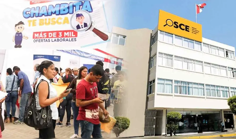 El OSCE ofrece trabajo con sueldos competitivos y alineados a los estándares del sector público. Foto: composición LR/Andina