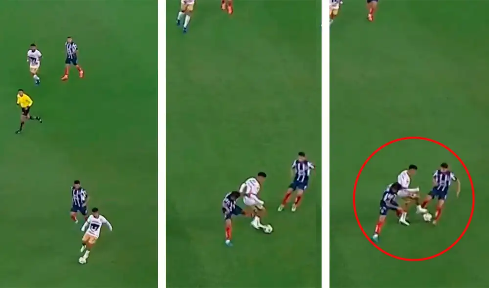 Piero Quispe llegó a Pumas desde Universitario. Foto: composición LR/captura de pantalla