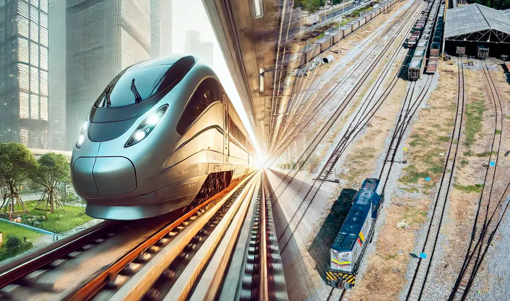 El proyecto de Latinoamérica conectará los puertos de la región Caribe con el centro de país. Foto: composición LR/Dall-E/Radio Nacional de Colombia