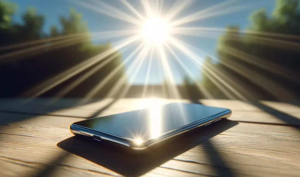 Exponer un celular al sol puede causar sobrecalentamiento y dañar componentes internos. Foto: La Proclama.