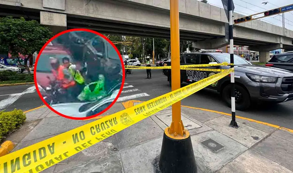 Detención preliminar a sujetos que robaron a cambista en San Borja. Foto: composición LR/La República