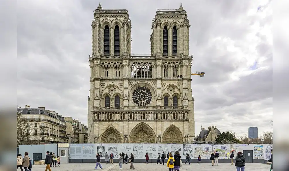 Notre Dame es patrimonio cultural e hito de la historia. Foto: EFE