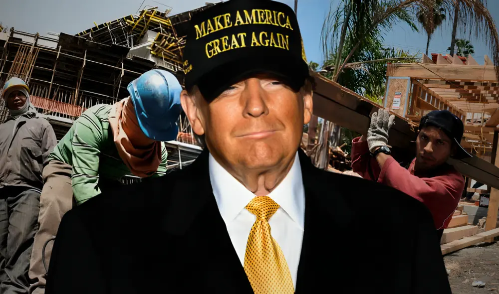 El enfoque Proyecto 2025 de Donald Trump y las deportaciones masivas podrían tener un impacto directo en los inmigrantes usan las visas laborales para trabajar en Estados Unidos. Foto: composición LR/AFP/Univisión