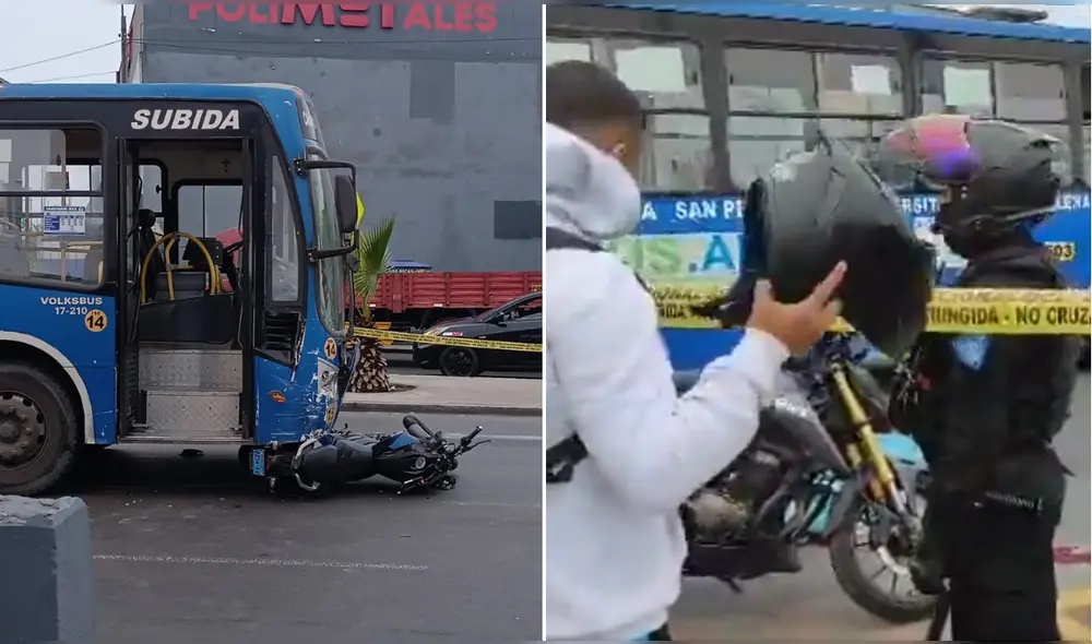 Fuerte choque en cruce de avenidas Argentina y Universitaria provocó la muerte de un conductor. Foto: Difusión
