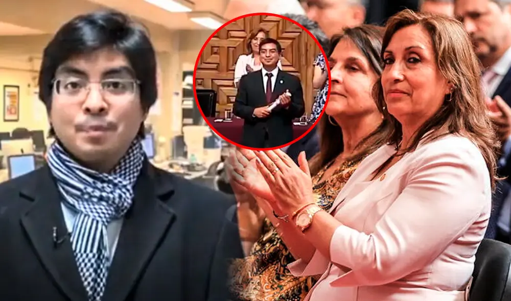 David Gómez Boluarte es el mayor de los dos hijos de la presidenta Dina Boluarte. Foto: composición LR David Gómez Boluarte es el mayor de los dos hijos de la presidenta Dina Boluarte. Foto: composición LR