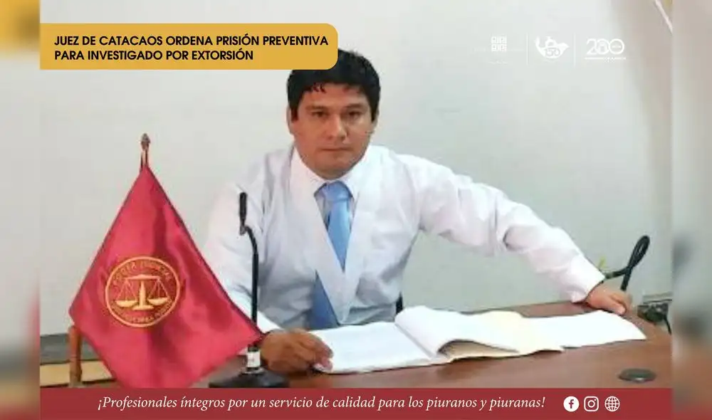 José Henrry Timaná Yovera, de 28 años, será internado en Piura por nueve meses mientras se define su situación legal en un caso de extorsión. Fuente: Difusión.