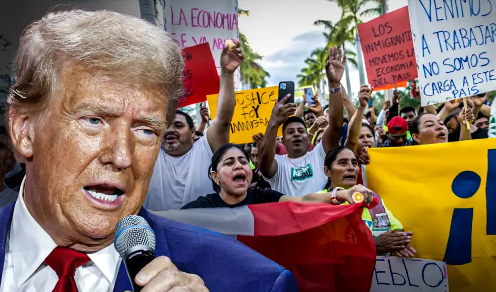 Donald Trump en el ojo de la tormenta, tras medidas extremas de deportación en Estados Unidos | Composición Lr/La República Donald Trump en el ojo de la tormenta, tras medidas extremas de deportación en Estados Unidos | Composición Lr/La República
