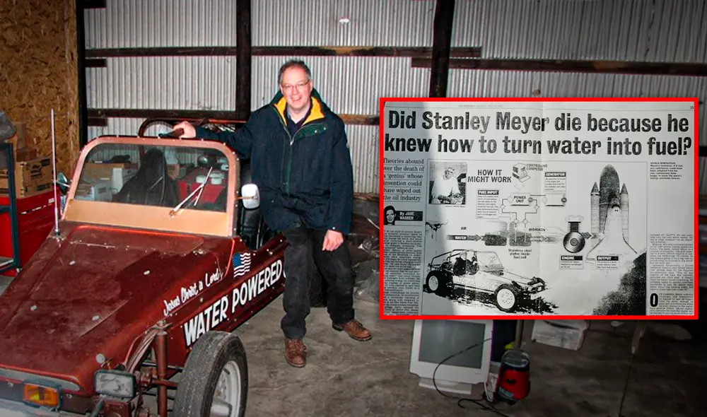 Stanley Meyer se reunió con 2 inversores belgas interesados en su motor de agua. Foto: composición LR Stanley Meyer se reunió con 2 inversores belgas interesados en su motor de agua. Foto: composición LR