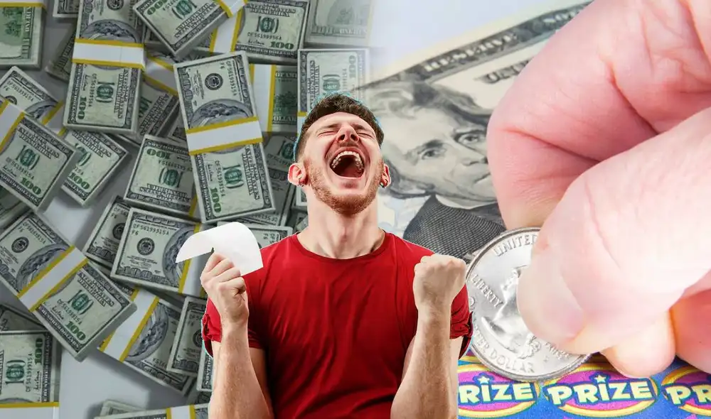 Hombre que ganó la lotería de California. Foto: composición LR/ Lotería de California