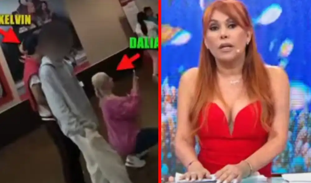 Magaly Medina cuestiona a John Kelvin y Dalia Durán por su salida familiar. Magaly ATV Magaly Medina cuestiona a John Kelvin y Dalia Durán por su salida familiar. Magaly ATV