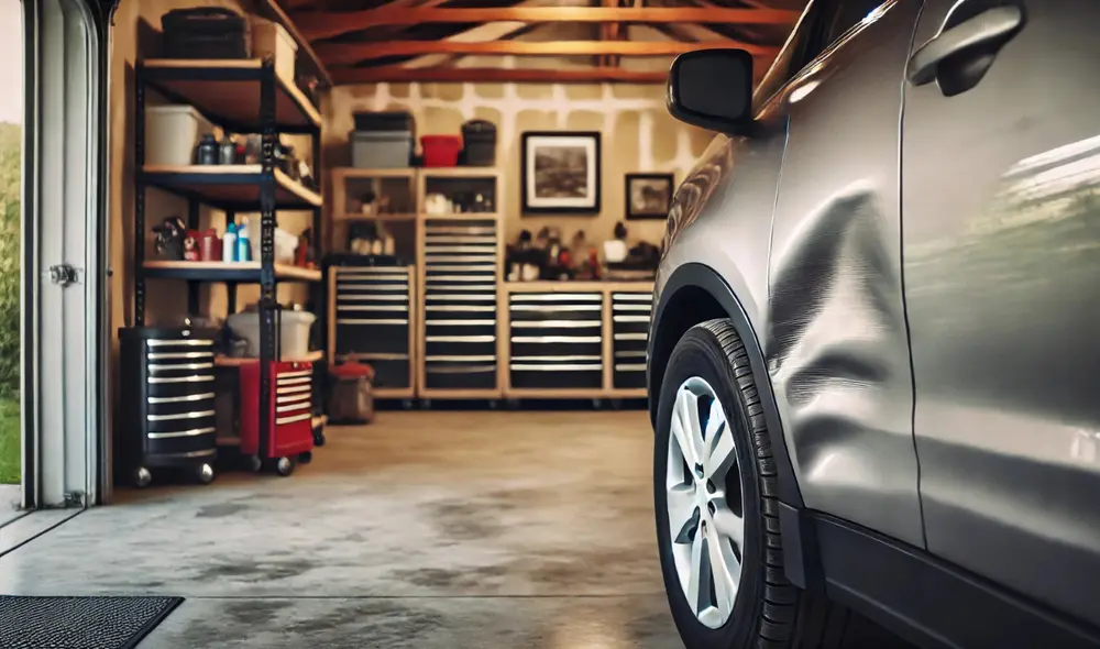 Las abolladuras pueden dañar la parte estética de un auto, y pueden ser costosas de reparar. Foto: composición LR / ChatGPT