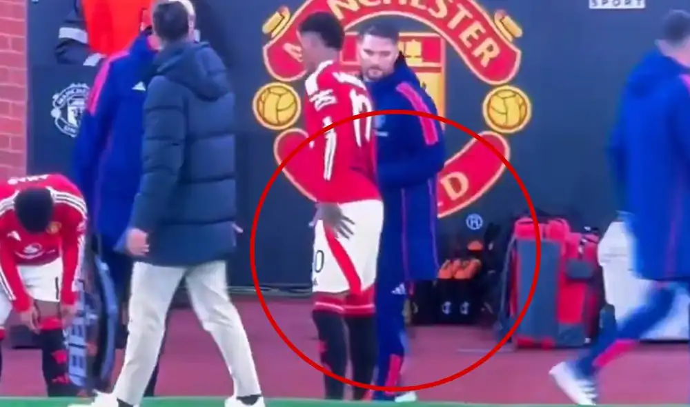 Marcus Rashford entró en el segundo tiempo de la victoria del Manchester United por Europa League. Foto: captura/Sports