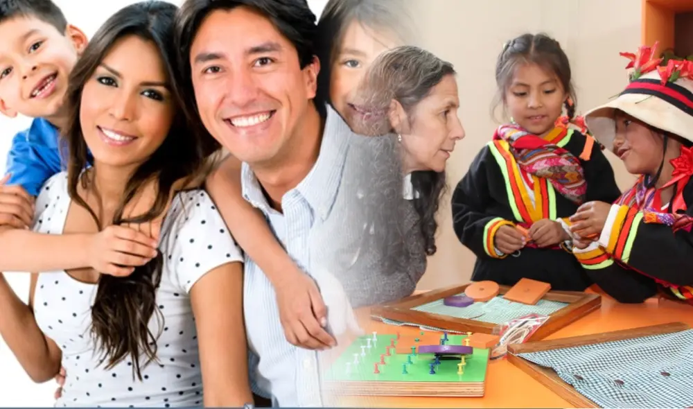 Es importante que los padres de familia continúen en casa la labor de la educación inicial para que los niños tengan un mejor desarrollo personal. Foto: composición LR / Andina