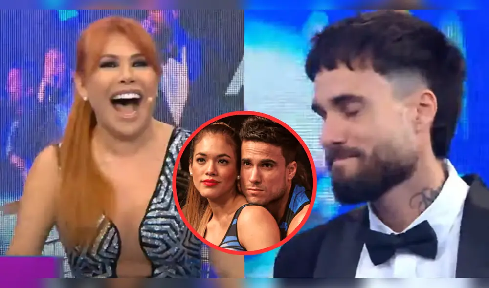 Magaly lanzó un inesperado comentario que puso incómodo a Gino. Foto: Composición LR/ATV/América