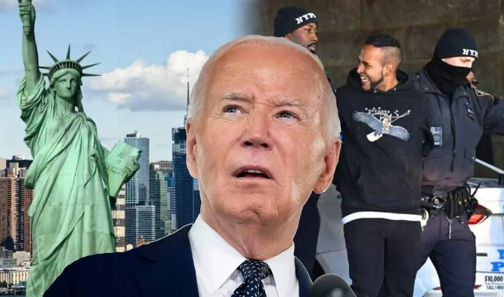 Nueva York enfrenta una fuerte crisis migratoria y autoridades responsabilizan a Biden. Foto: composición LR/ AFP Nueva York enfrenta una fuerte crisis migratoria y autoridades responsabilizan a Biden. Foto: composición LR/ AFP