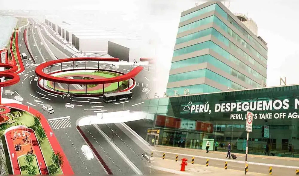 El ministro Pérez Reyes indicó que buscaría que la construcción del puente sea de manera paralela con la creación de la Vía Expresa Santa Rosa. Foto: composición LR/Andina