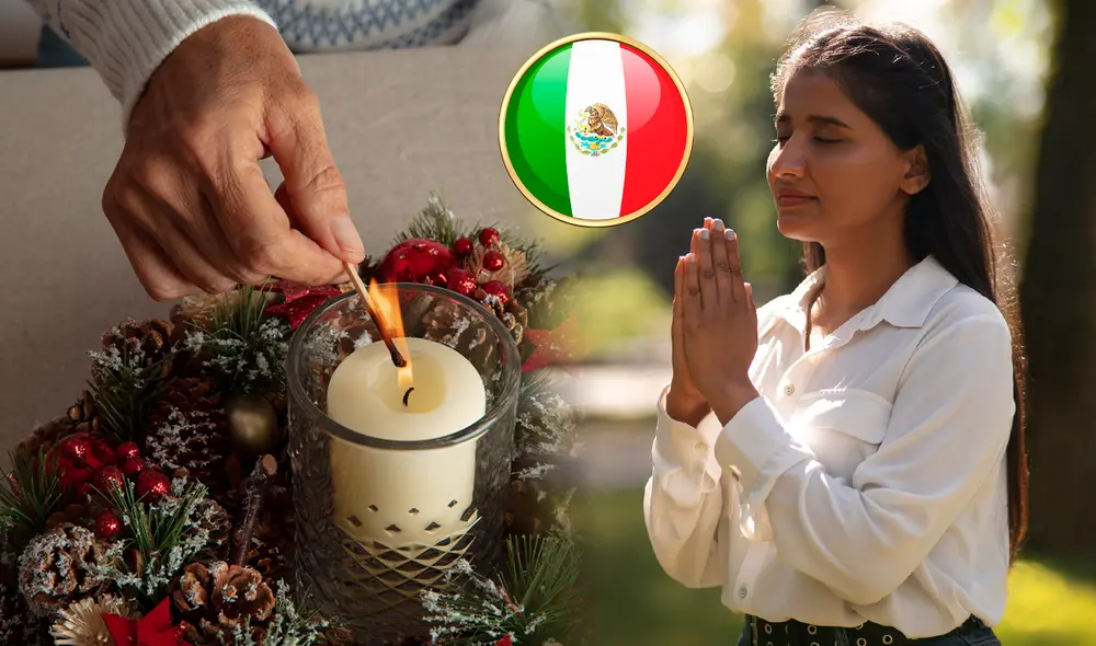 Prende la vela morada con una oración este primer domingo de Adviento. Foto: composición LR/Freepik