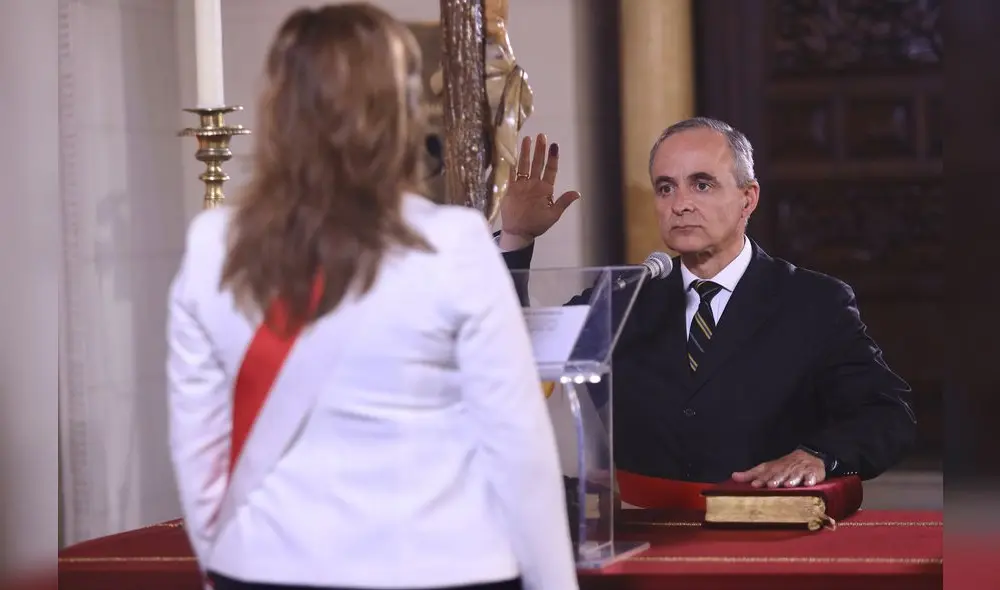 Jorge Luis Montero Cornejo juró como nuevo ministro de Energía y Minas. | Foto: Presidencia. Jorge Luis Montero Cornejo juró como nuevo ministro de Energía y Minas. | Foto: Presidencia.