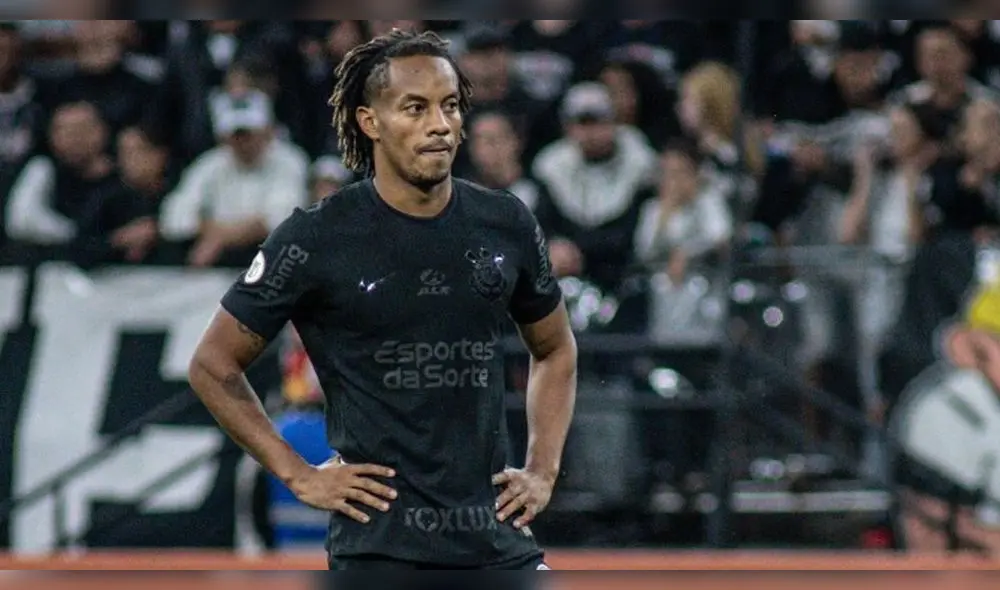 André Carrillo llegó a Corinthians a mitad del 2024. Foto: difusión.