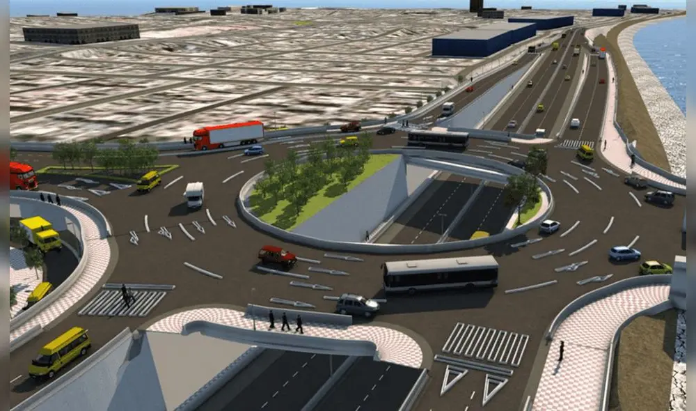 El puente Santa Rosa servirá de acceso para los vehículos que entren al aeropuerto Jorge Chávez. Foto: Perú Retail El puente Santa Rosa servirá de acceso para los vehículos que entren al aeropuerto Jorge Chávez. Foto: Perú Retail