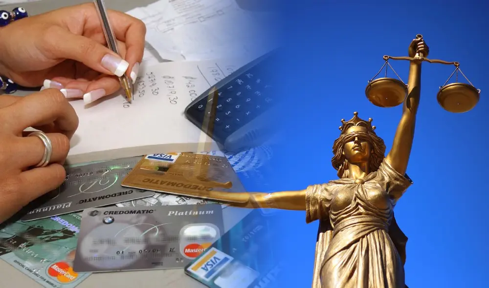 El monto que se prescribe después de unos años, según el código civil, puede aliviar a muchos deudores. Foto: composición LR / Andina