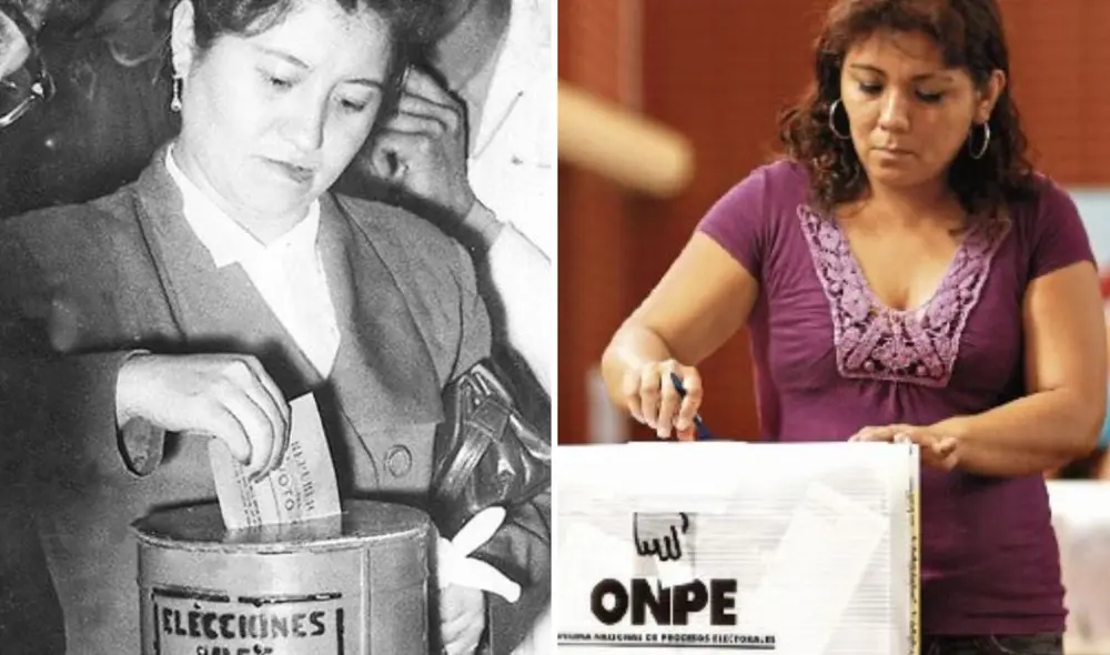 El 7 de septiembre de 1955, durante el gobierno de Manuel A. Odría, se logró el sufragio femenino en Perú con la promulgación de la Ley N° 12391. Foto: composición LR / El Peruano