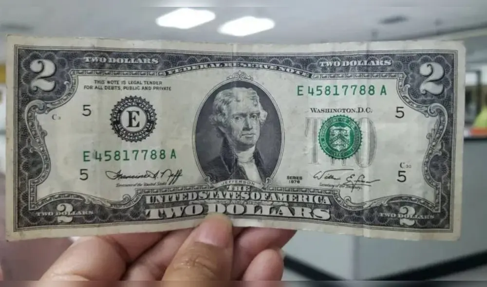 Los billetes de US$2 han adquirido es un valioso poder monetario en USA. Foto: Composición LR/Publimetro Perú