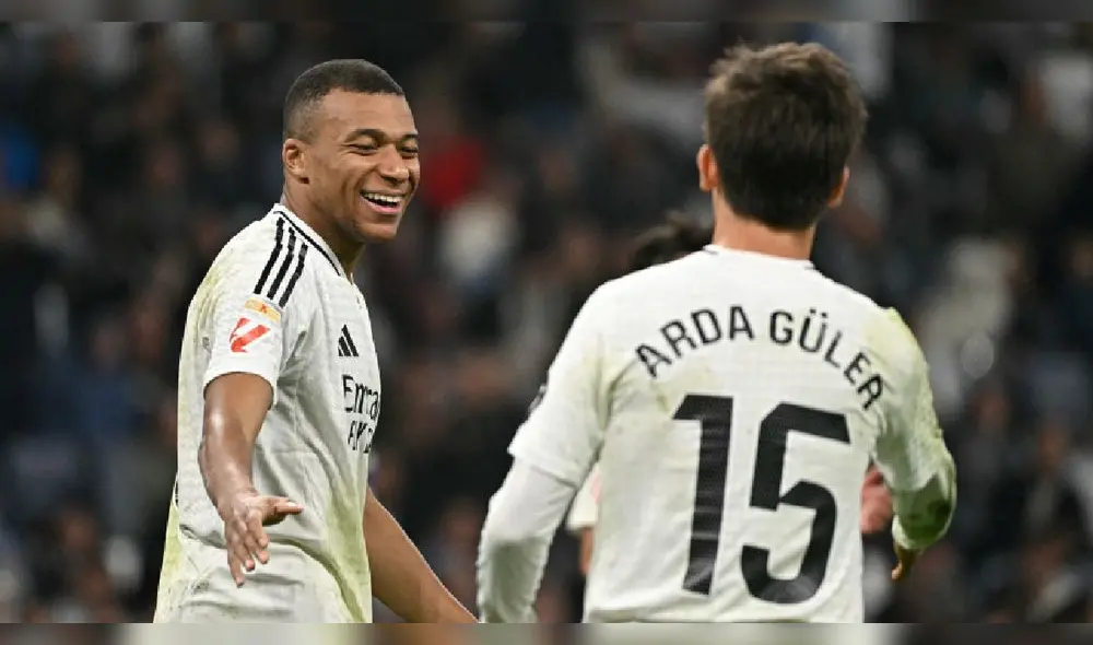 Kylian Mbappé y Arda Güler Kylian Mbappé y Arda Güler