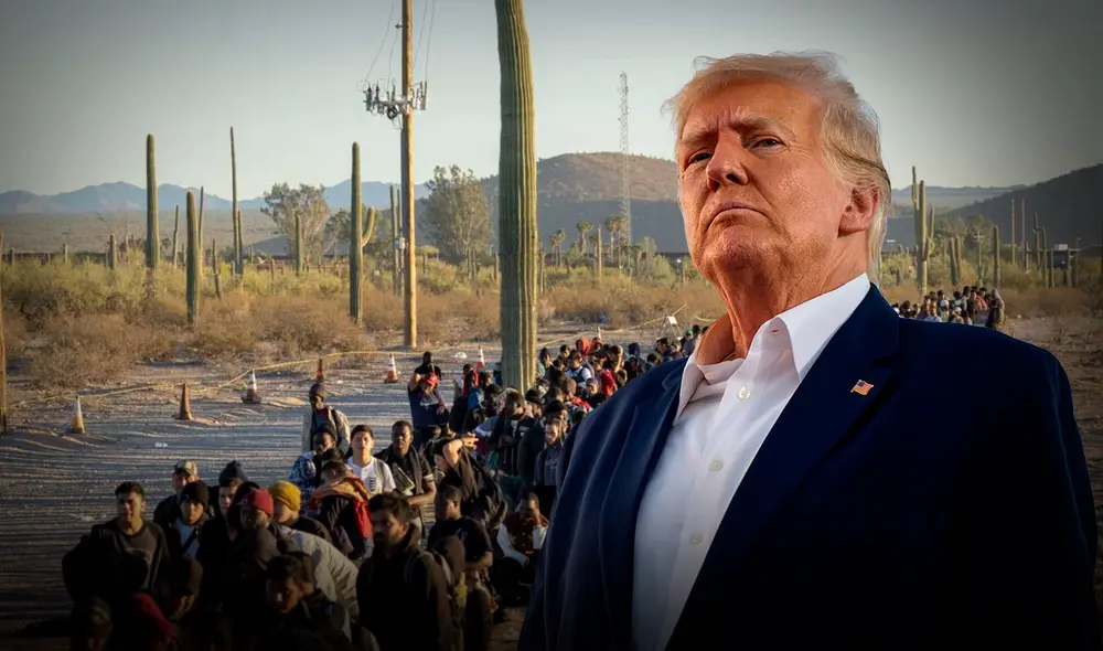 Donald Trump planea una deportación masiva en Estados Unidos desde enero de 2025. Foto: composición LR