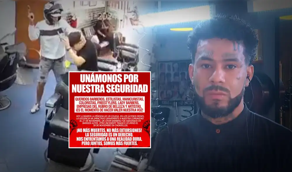 Barberos mostraron su malestar por situación que vive el gremio ante crímenes por extorsión. Foto: Difusión Barberos mostraron su malestar por situación que vive el gremio ante crímenes por extorsión. Foto: Difusión