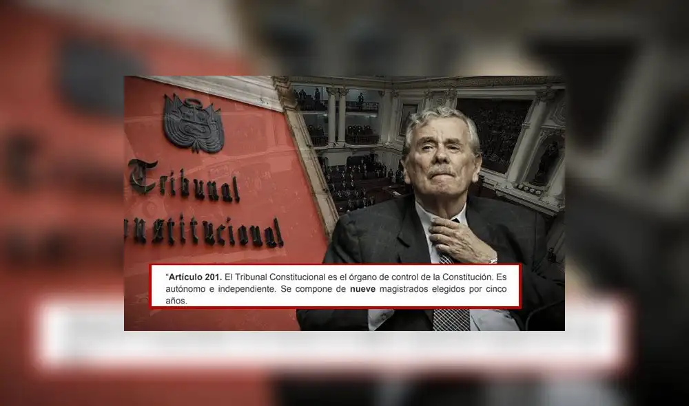 Fernando Rospigliosi ya tiene propuesta de reforma para ampliar la composición del TC. (Foto composición: La República).