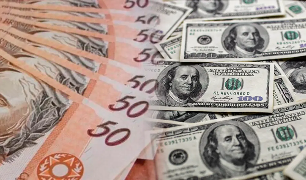 Real brasileño sufre su mayor devaluación en la historia, cayendo frente al dólar estadounidense. Foto: composición Jazmin Ceras Real brasileño sufre su mayor devaluación en la historia, cayendo frente al dólar estadounidense. Foto: composición Jazmin Ceras