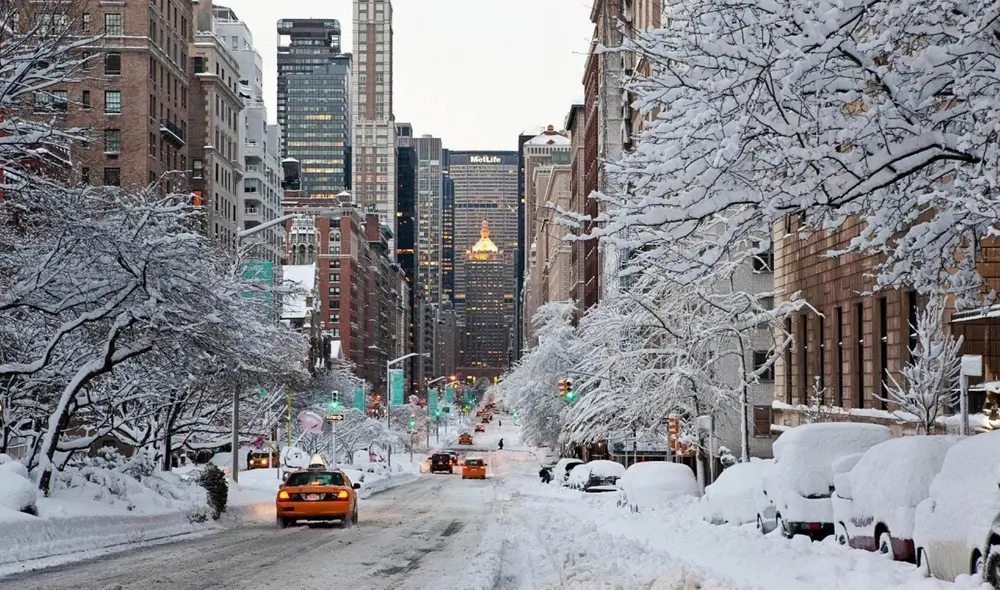 El patinaje sobre hielo en el Rockefeller Center es una de las actividades más populares durante el invierno en la ciudad.Foto: Turismo en Nueva York