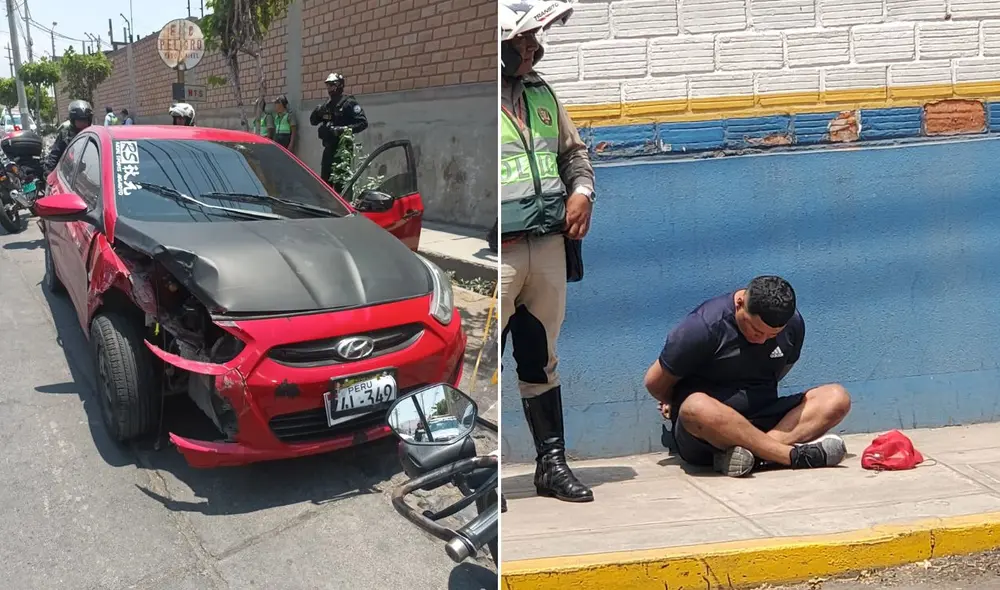 La policía desplegó una persecución tras el asalto a un joven almacenero, logrando capturar a uno de los delincuentes y recuperar el vehículo utilizado en el crimen. Foto: Leonela Aquino/LR La policía desplegó una persecución tras el asalto a un joven almacenero, logrando capturar a uno de los delincuentes y recuperar el vehículo utilizado en el crimen. Foto: Leonela Aquino/LR