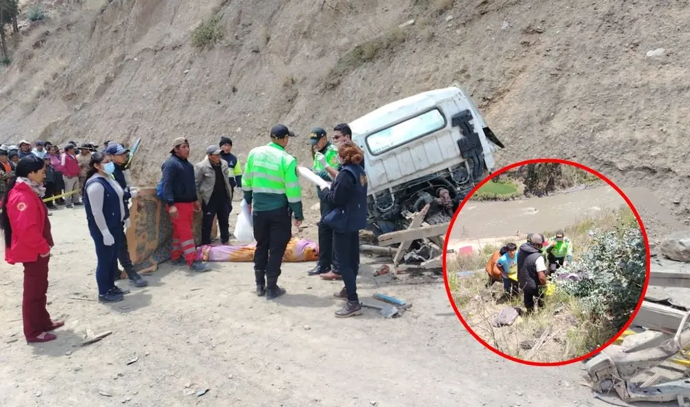El accidente de tránsito se produjo en la vía Cusco - Paucartambo y dejó dos personas sin vida. Foto: PNP