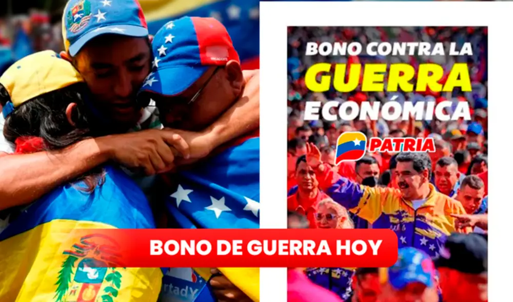 El Bono de Guerra Económica se entrega a los empleados públicos activos, jubilados y pensionados. Foto: composición LR/Urgente 24/Transparencia Venezuela/Patria El Bono de Guerra Económica se entrega a los empleados públicos activos, jubilados y pensionados. Foto: composición LR/Urgente 24/Transparencia Venezuela/Patria