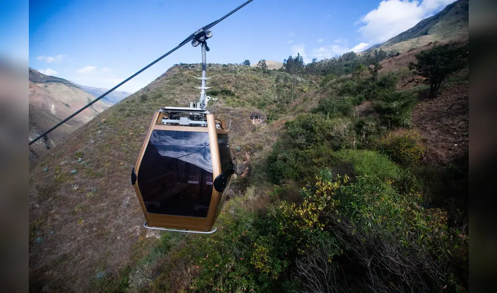 Teleférico de Choquequirao. Foto: Andina.